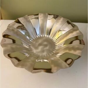 Elegant Silver Decorative Bowl